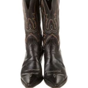 Lucchese Charlie Horse  Leather Cowboy Boots (SIZE 7.5 M) WOMEN